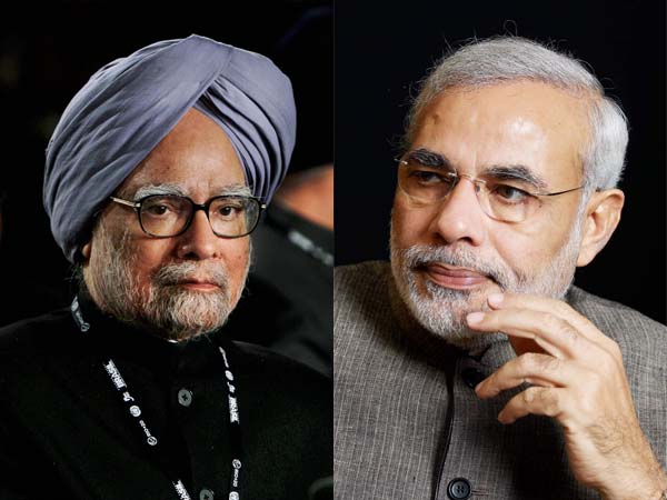 Narendra Modi vs Manmohan Singh: Both global roamers. Narendra Modi vs Manmohan Singh: Both global roamers.