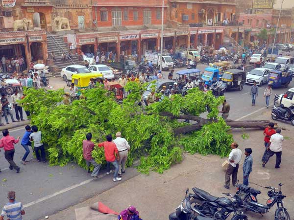 Dust storm: 7 dead in Rajasthan Dust storm: 7 dead in Rajasthan