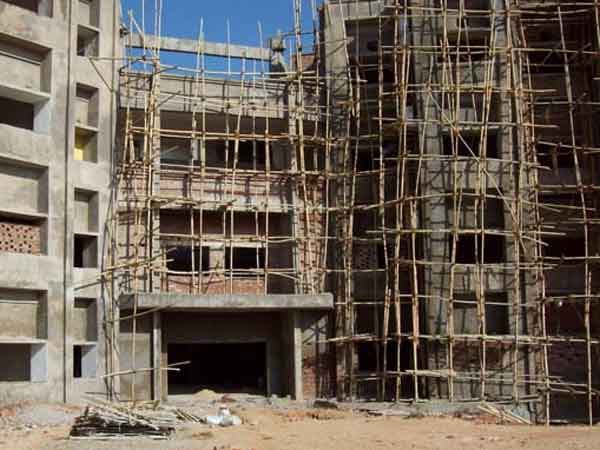 Under-construction building Under-construction building