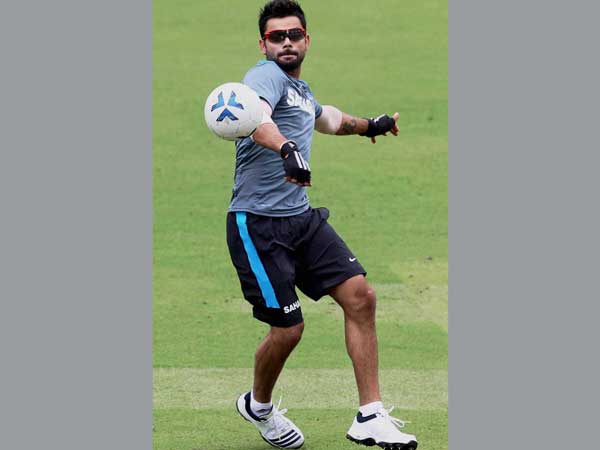 File photo of India Test captain Virat Kohli during a training session File photo of India Test captain Virat Kohli during a training session