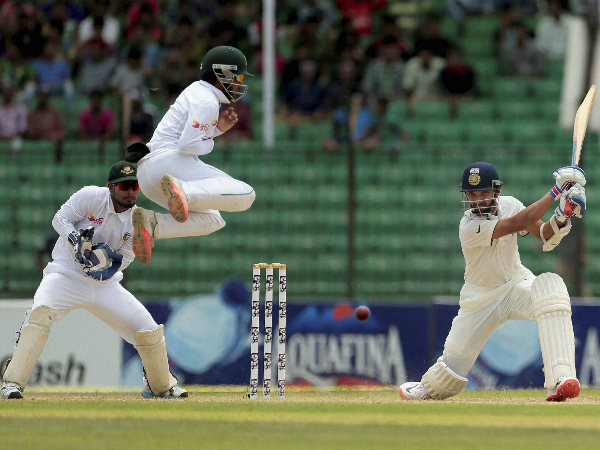 Ajinkya Rahane plays a shot on way to his 98 Ajinkya Rahane plays a shot on way to his 98