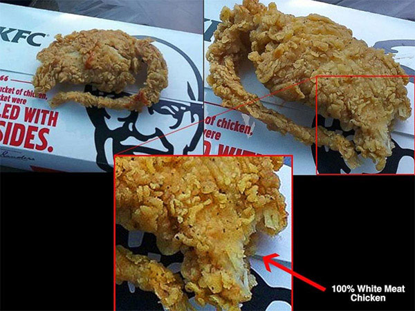 'Fried Rat'? A pic released by KFC 'Fried Rat'? A pic released by KFC
