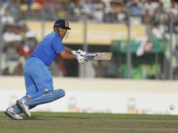 Dhoni plays a shot during the ODI series against Bangladesh Dhoni plays a shot during the ODI series against Bangladesh