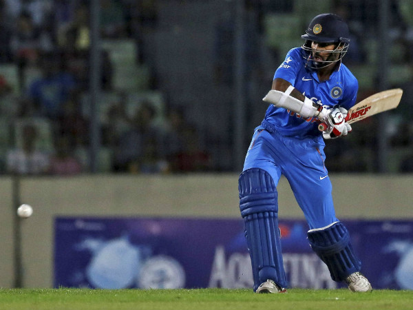 Shikhar Dhawan topscored with 75 Shikhar Dhawan topscored with 75