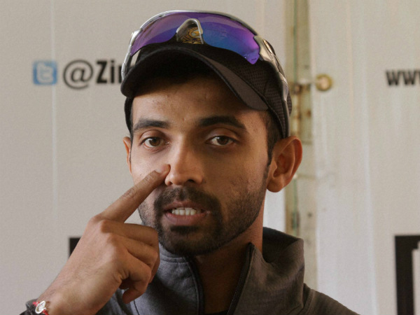 Captain Rahane speaks to the media in Harare Captain Rahane speaks to the media in Harare