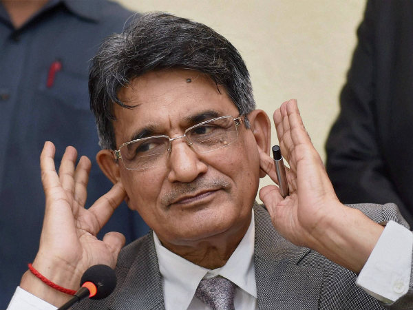 Justice Lodha gestures as he speaks to the media on Tuesday Justice Lodha gestures as he speaks to the media on Tuesday