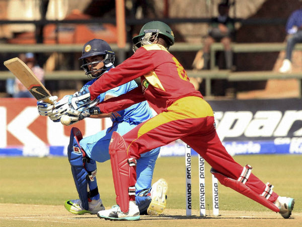 Manish Pandey plays a shot during his ODI debut Manish Pandey plays a shot during his ODI debut