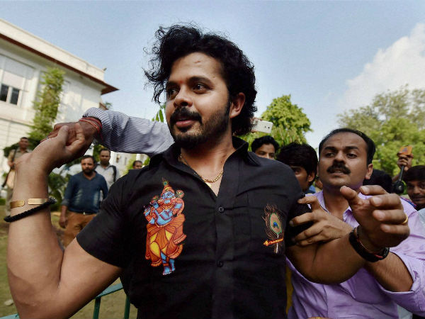 Sreesanth coming out of the Patiala House Courts in New Delhi Sreesanth coming out of the Patiala House Courts in New Delhi