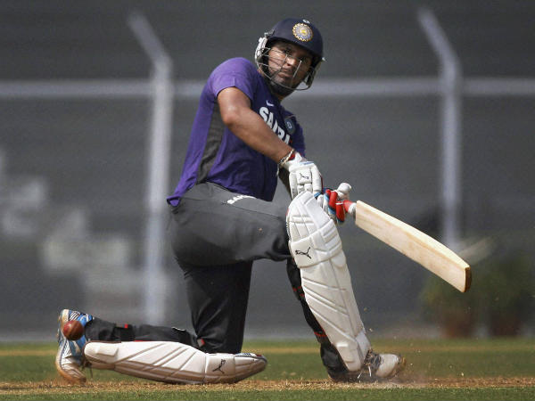 File photo of Yuvraj Singh during a practice session File photo of Yuvraj Singh during a practice session