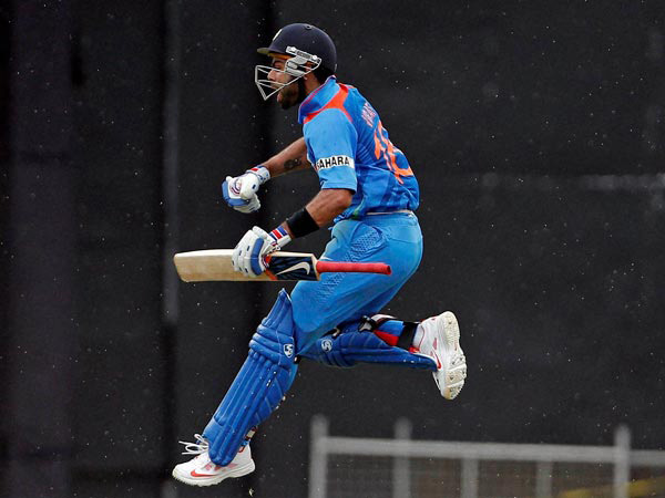 File photo of Kohli celebrating a ODI ton File photo of Kohli celebrating a ODI ton