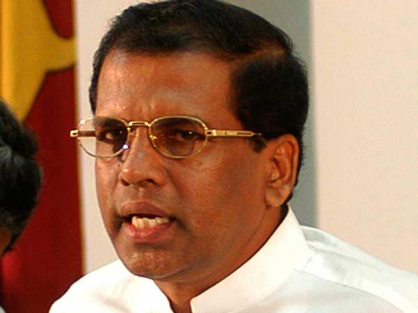 Won't appoint Rajapaksa as PM: Sirisena Won't appoint Rajapaksa as PM: Sirisena
