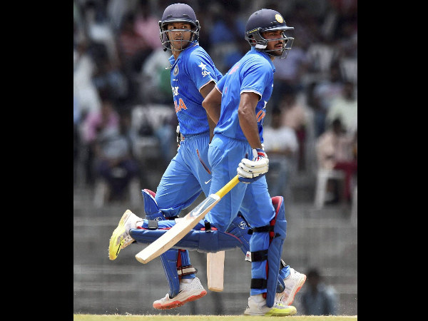 File photo: India A's Mayank and Manish run between the wickets File photo: India A's Mayank and Manish run between the wickets