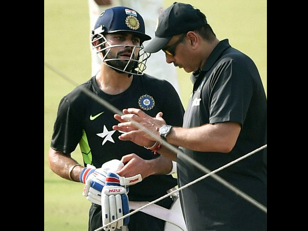 File photo: Shastri (right) with Kohli File photo: Shastri (right) with Kohli