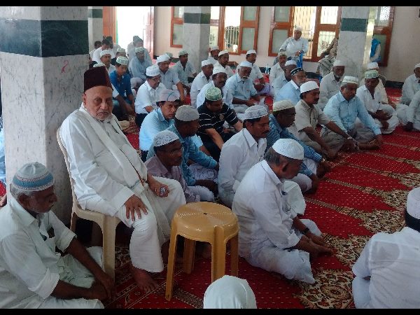 Dr Kalam’s 99-year-old elder brother A P J M Maraikayar during the prayer meeting Dr Kalam’s 99-year-old elder brother A P J M Maraikayar during the prayer meeting