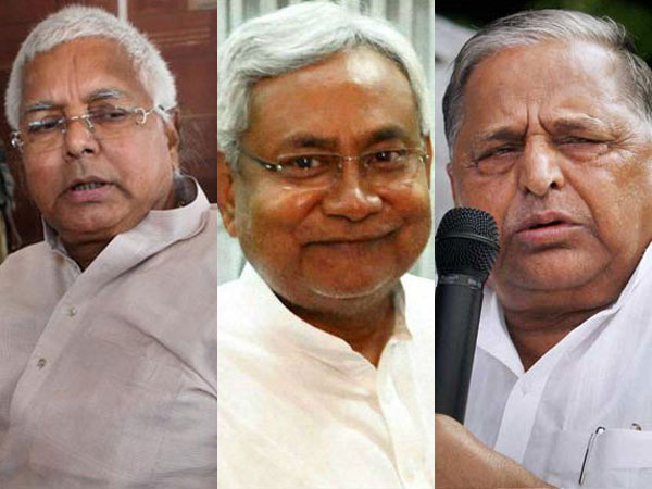Lalu, Nitish and Mulayam Lalu, Nitish and Mulayam