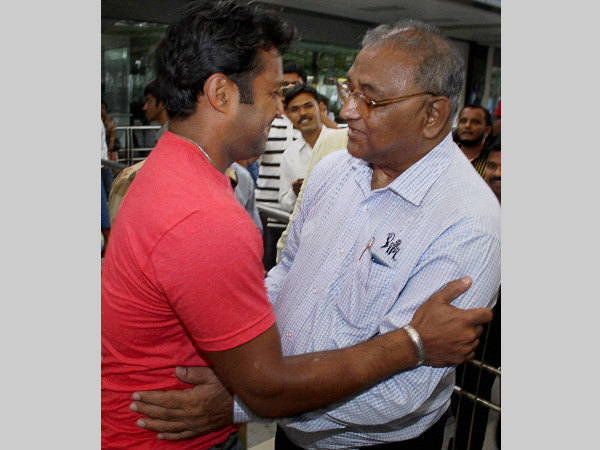 File photo: Leander (left) with his father Vece Paes File photo: Leander (left) with his father Vece Paes
