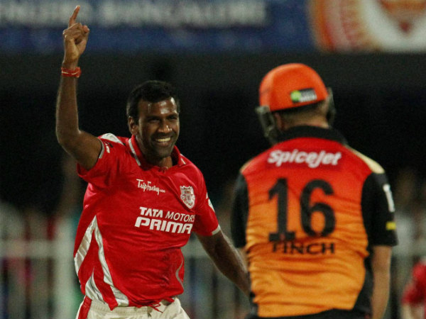 File photo: Balaji (left) celebrates a wicket during IPL File photo: Balaji (left) celebrates a wicket during IPL