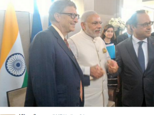 Bill Gates meets Modi at UN Bill Gates meets Modi at UN