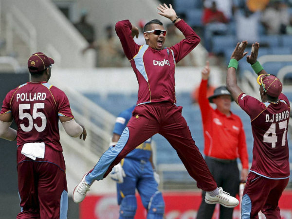 A file picture of Sunil Narine (centre) A file picture of Sunil Narine (centre)