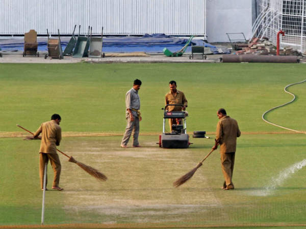 A file picture of Eden Gardens pitch A file picture of Eden Gardens pitch
