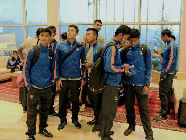 Indian football team arrives in Ashgabat (Turkmenistan) on Monday (October 5) Indian football team arrives in Ashgabat (Turkmenistan) on Monday (October 5)