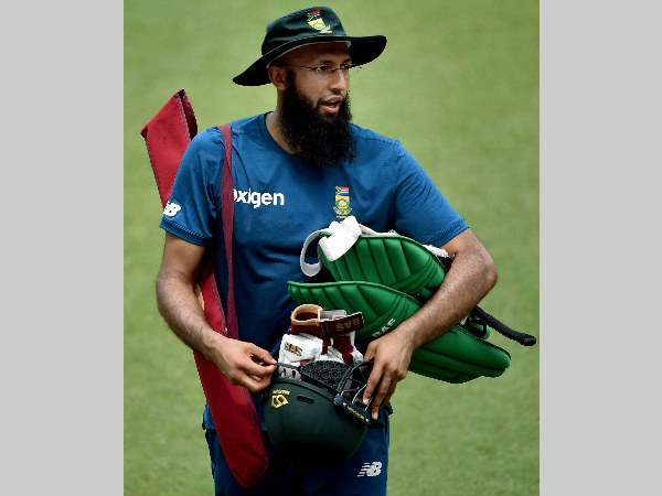 South Africa batsman Hashim Amla during a training session South Africa batsman Hashim Amla during a training session