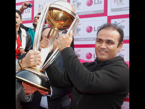 Sehwag was part of India's World Cup winning team in 2011 Sehwag was part of India's World Cup winning team in 2011