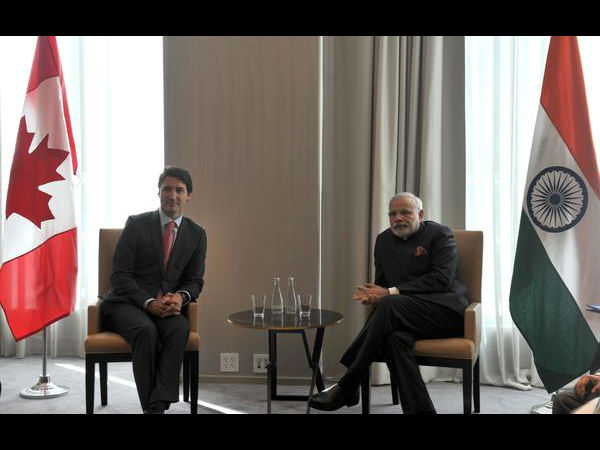 Modi congratulates Justin Trudeau Modi congratulates Justin Trudeau
