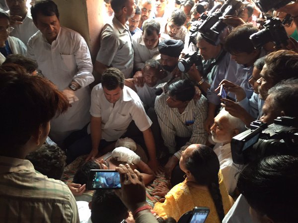 BJP crushing weak people: Rahul Gandhi BJP crushing weak people: Rahul Gandhi