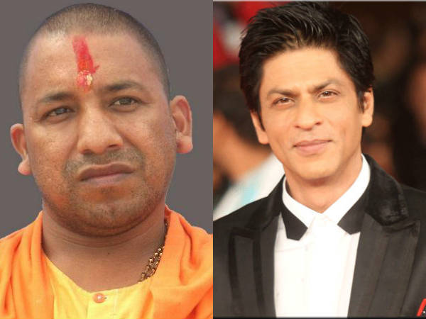Yogi Adityanath & Shah Rukh Khan Yogi Adityanath & Shah Rukh Khan