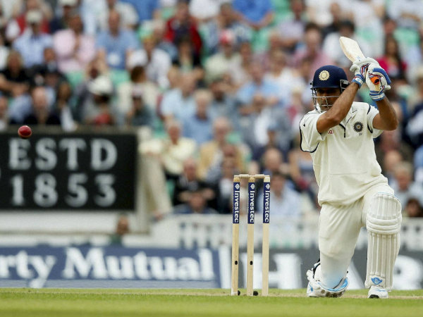 A file picture of MS Dhoni batting in a Test match A file picture of MS Dhoni batting in a Test match