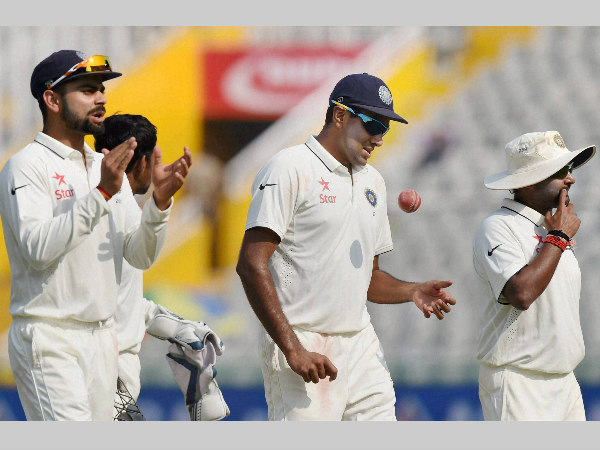Kohli (left) praised his spinners, Jadeja in particular Kohli (left) praised his spinners, Jadeja in particular