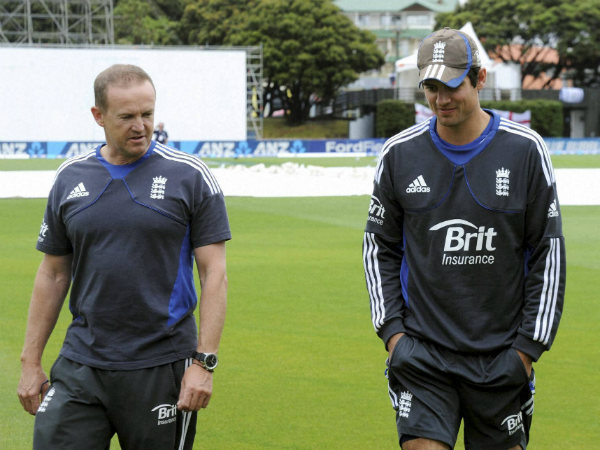 File photo: Andy Flower (left) with England Test captain Alastair Cook File photo: Andy Flower (left) with England Test captain Alastair Cook