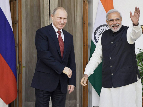 Modi and Putin Modi and Putin