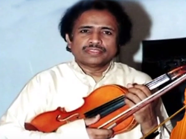 Violin virtuoso and composer Dr L Subramaniam Violin virtuoso and composer Dr L Subramaniam