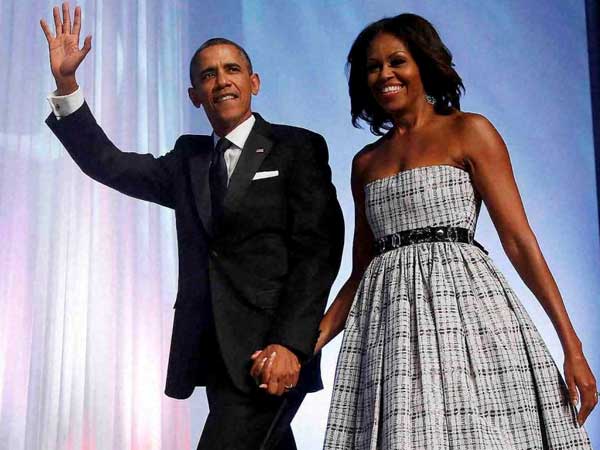 Obamas send new year greetings to Prez. Obamas send new year greetings to Prez.