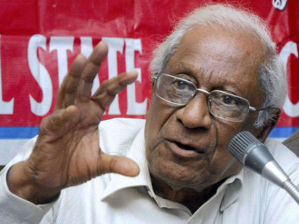 CPI leader A B Bardhan dead. CPI leader A B Bardhan dead.
