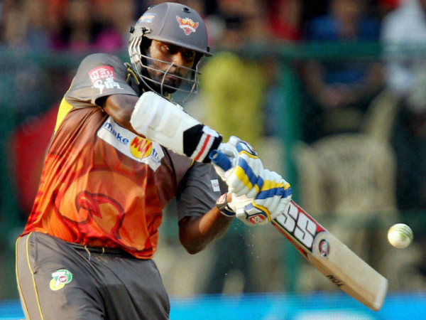 A file picture of Thisara Perera batting for Sunrisers Hyderabad in IPL A file picture of Thisara Perera batting for Sunrisers Hyderabad in IPL