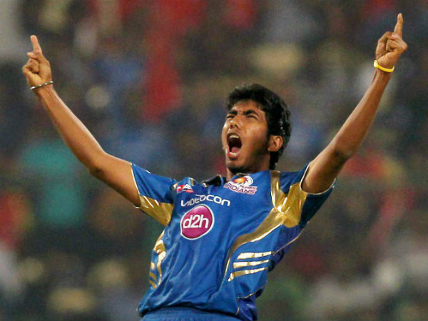 A file photo of Bumrah celebrating a wicket in IPL A file photo of Bumrah celebrating a wicket in IPL