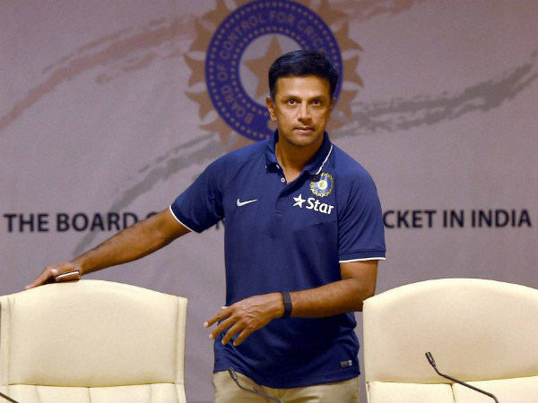 File photo: Rahul Dravid, India Under-19 coach, gets ready to speak to the media before the team's departure for the World Cup in Bangladesh File photo: Rahul Dravid, India Under-19 coach, gets ready to speak to the media before the team's departure for the World Cup in Bangladesh