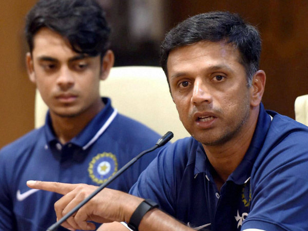 File photo: Coach Dravid (right) and captain Kishan File photo: Coach Dravid (right) and captain Kishan