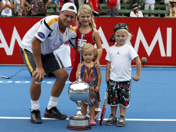 File photo: Lleyton Hewitt with his children File photo: Lleyton Hewitt with his children