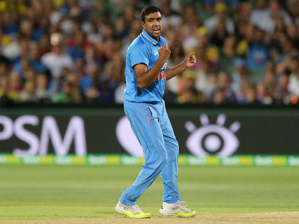 Ashwin celebrates a wicket during the 1st T20I in Adelaide Ashwin celebrates a wicket during the 1st T20I in Adelaide