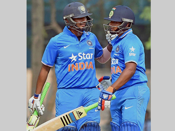 File photo: Sarfaraz Khan (right) and Ricky Bhui during an Under-19 match for India File photo: Sarfaraz Khan (right) and Ricky Bhui during an Under-19 match for India