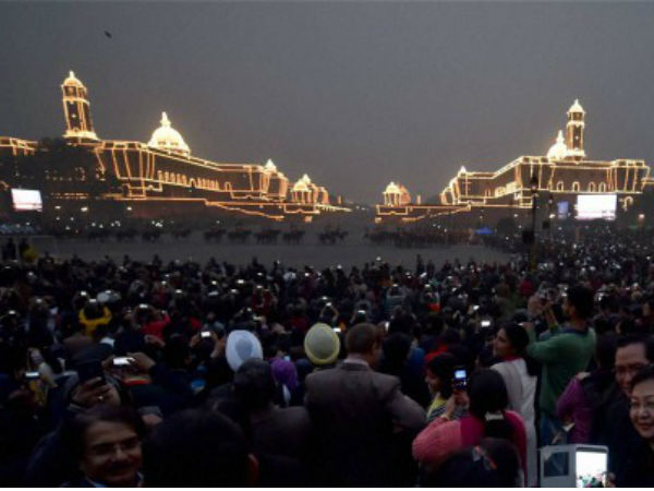 Pics: Beating retreat ceremony Pics: Beating retreat ceremony