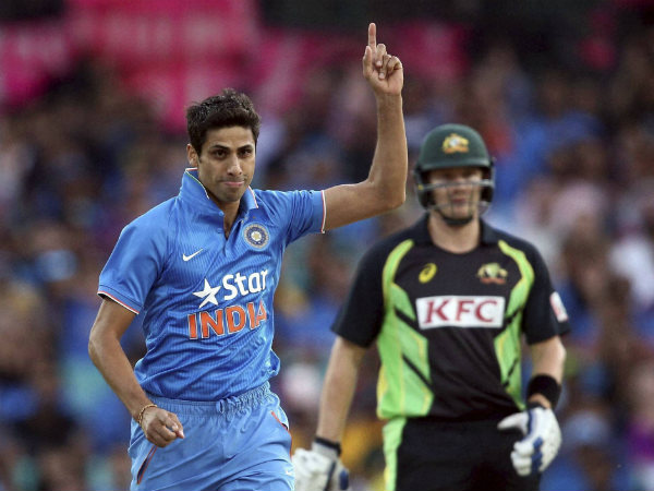 Nehra (left) celebrates after dismissing Usman Khawaja (not pictured) Nehra (left) celebrates after dismissing Usman Khawaja (not pictured)