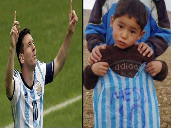 Little Afghan boy to soon meet Messi! Little Afghan boy to soon meet Messi!