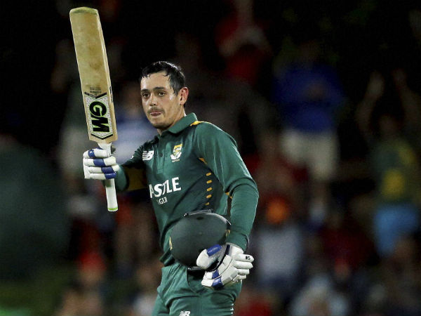 Quinton de Kock's tog goes in vain Quinton de Kock's tog goes in vain
