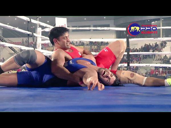 Sangram wins Champion's Pro Kushti bout Sangram wins Champion's Pro Kushti bout