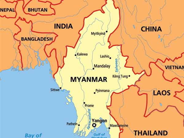 Two Indian warships call at Myanmar port Two Indian warships call at Myanmar port